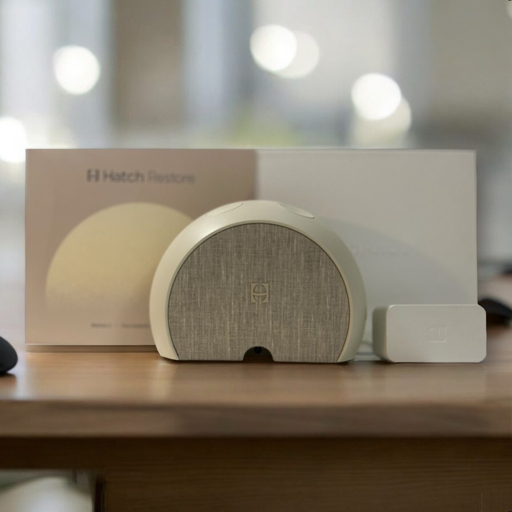 Hatch Restore 2 - Sunrise Alarm Clock, Sound Machine, Smart Light (Latte)